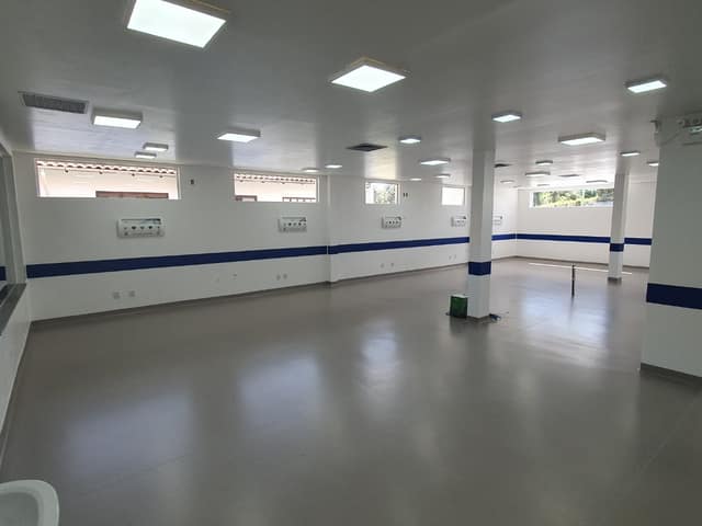 Salão amplo finalizado